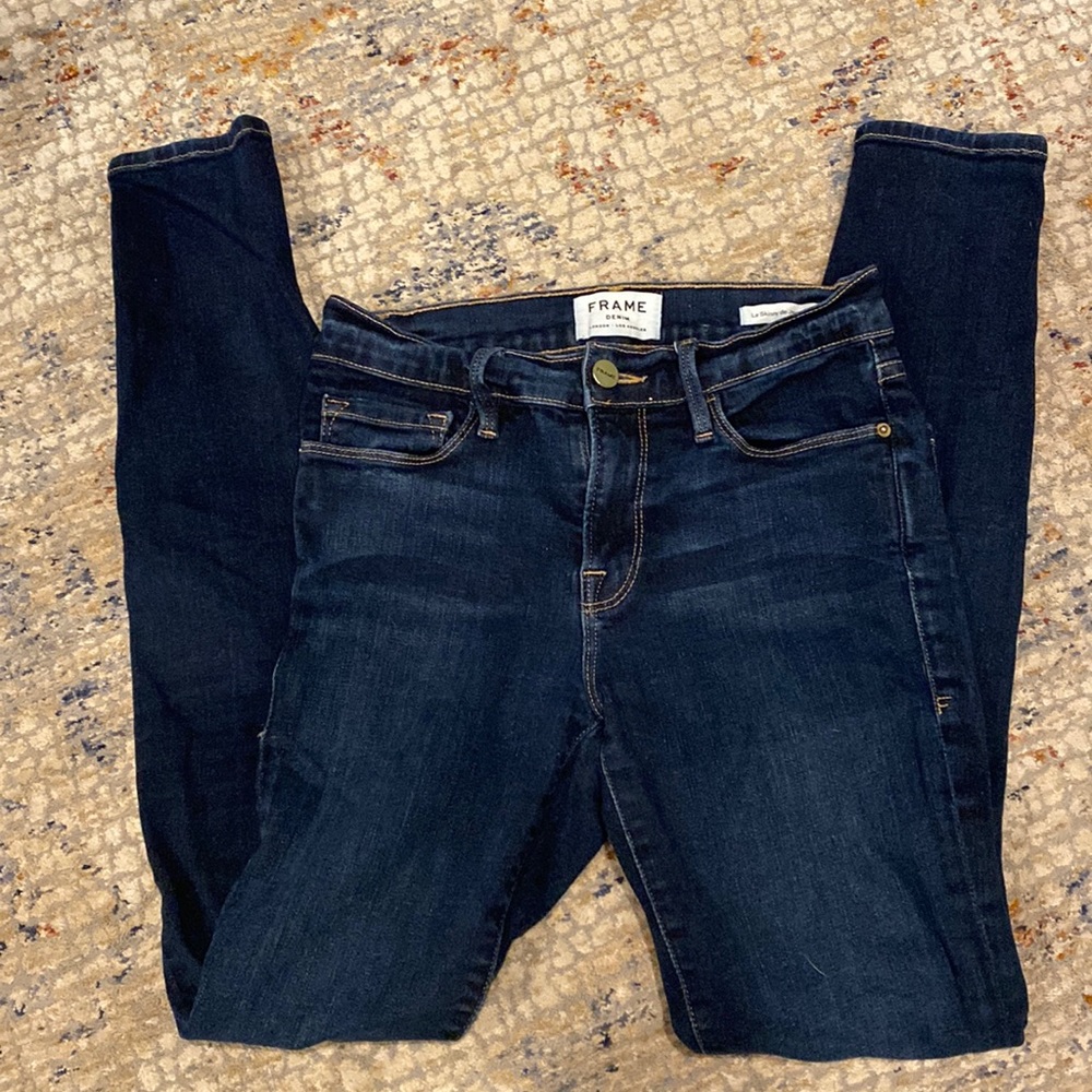 Denim skinny jeans